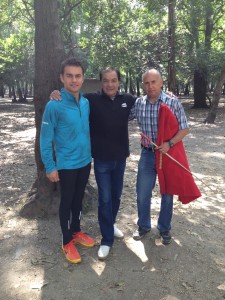 Maestro Alberto Cossio avec le Matador Jorge Sotelo et Felipe Olivera Chapultepec 2013 11